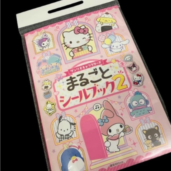 "Sanrio Characters Marugoto Seal Book 2 - Picture 1 of 2